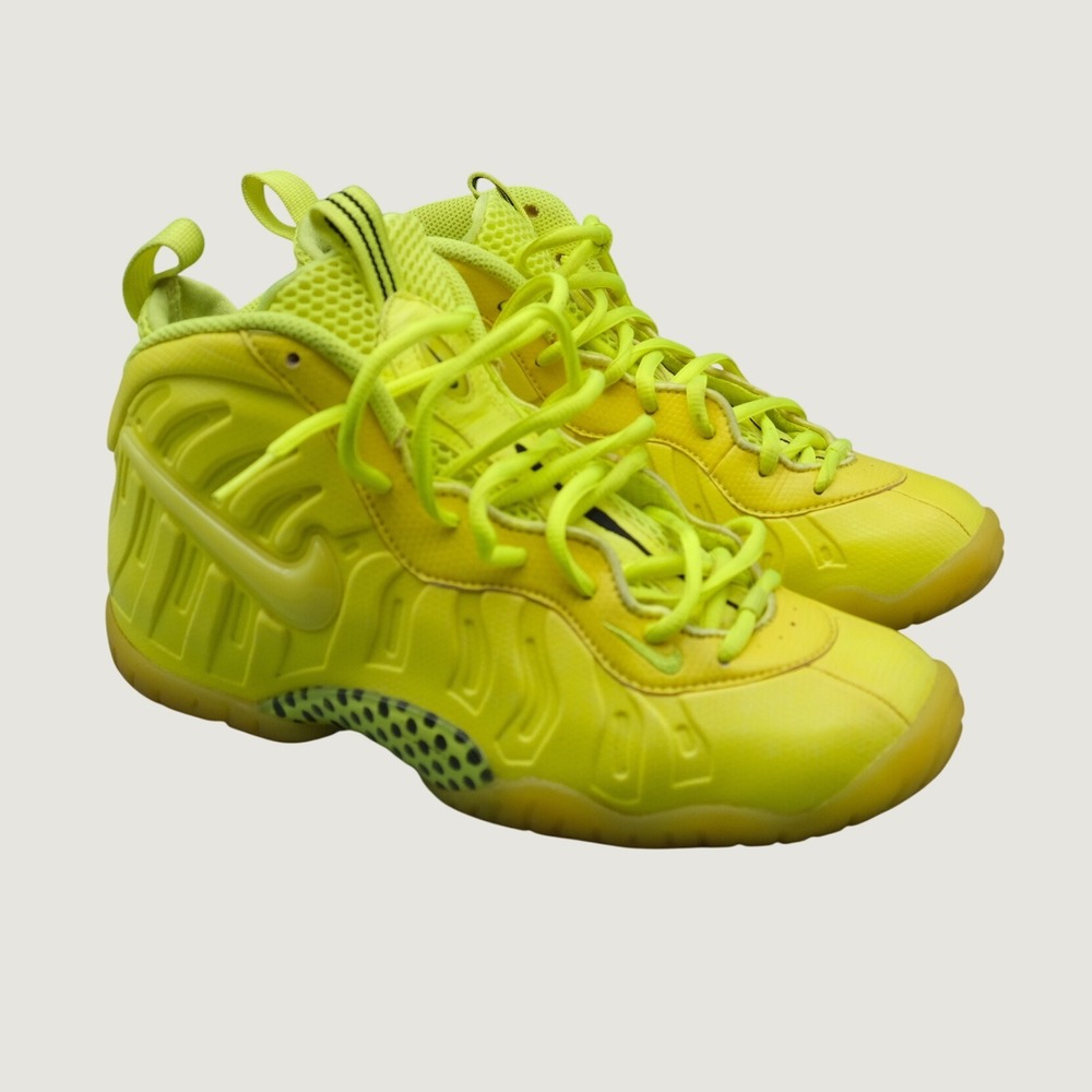 Nike Air Foamposite Pro GS 6.5Y Wmn 8 Volt Yellow 644792-700 Basketball Shoes